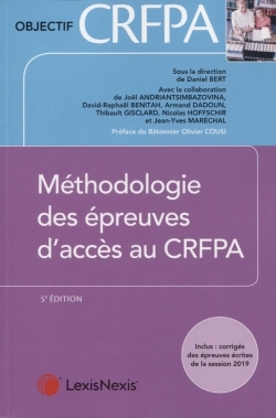 Picture of methodologie des epreuves d acces au crfpa