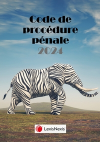 Image de Code de procédure pénale 2024 - Jaquette Eléphant zèbre