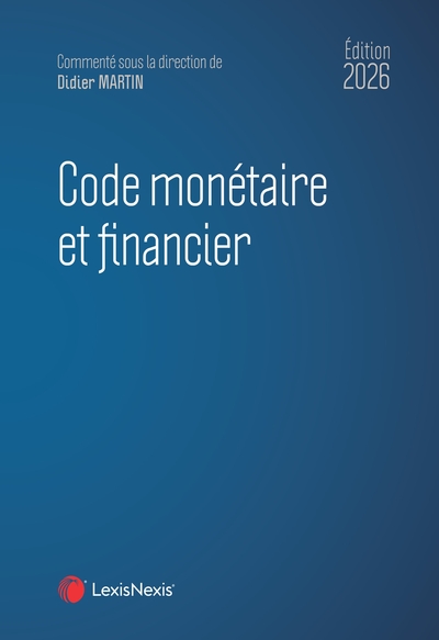 Picture of Code monétaire et financier 2026