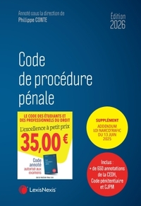 Picture of Code de procédure pénale 2026