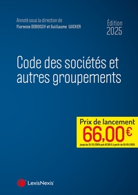 Picture of Code des sociétés et autres groupements 2026