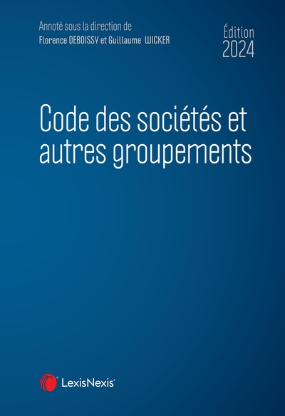 Picture of Code des sociétés et autres groupements 2024