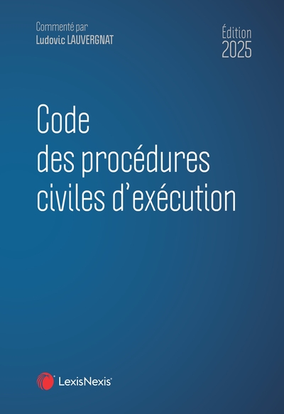 Picture of Code des procédures civiles d'exécution 2025