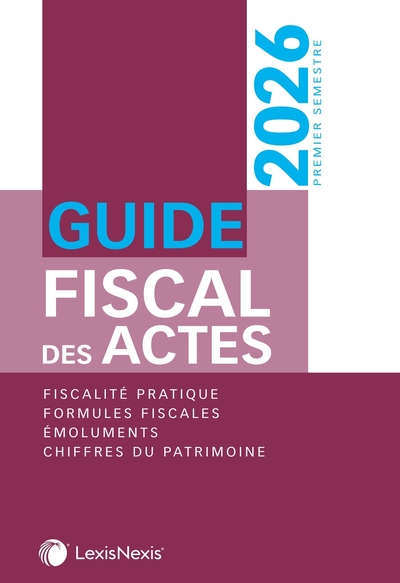 Image de Guide fiscal des actes - premier semestre 2026