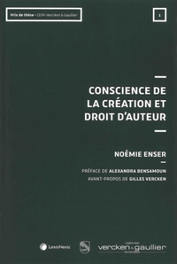 Picture of conscience de la creation et droit d auteur