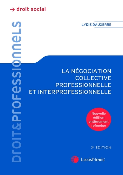 Picture of la negociation collective professionnelle et interprofessionnelle