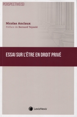 Picture of essai sur l etre en droit prive