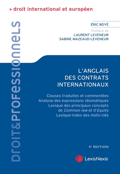Picture of L'anglais des contrats internationaux