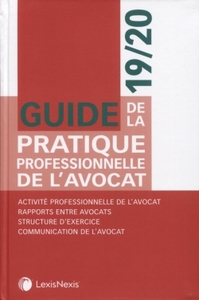 Picture of Guide de la pratique professionnelle de l'avocat 19/20