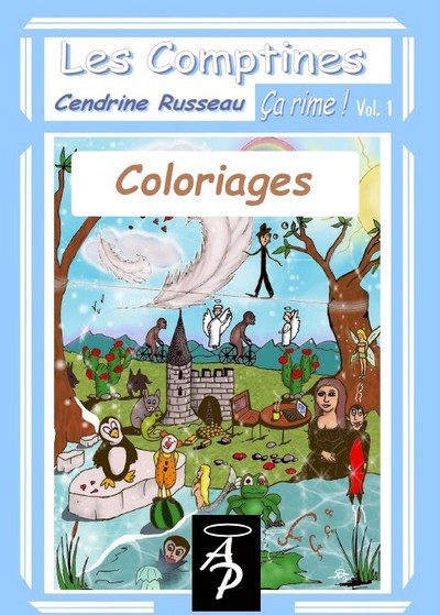 Picture of C10- COLORIAGES Les comptines, ça rime!