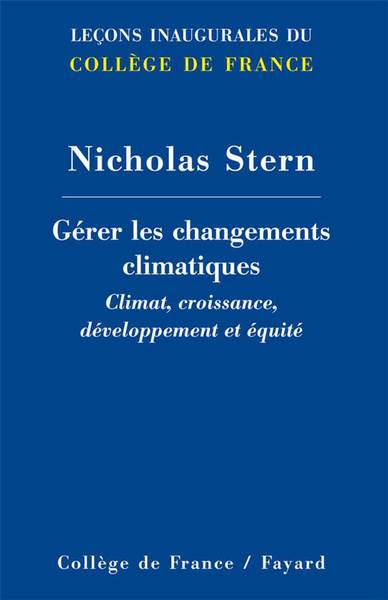 Image de GERER LES CHANGEMENTS CLIMATIQUES
