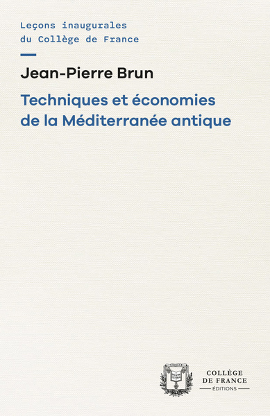 Picture of TECHNIQUES ET ECONOMIES DE MEDITERRANEE ANTIQUE