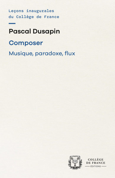 Picture of COMPOSER. MUSIQUE, PARADOXE, FLUX