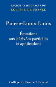 Image de EQUATIONS AUX DERIVEES PARTIELLES ET APPLICATIONS