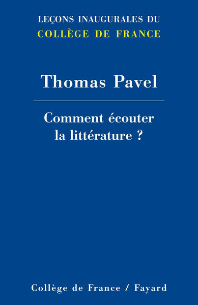 Image de COMMENT ECOUTER LA LITTERATURE ?