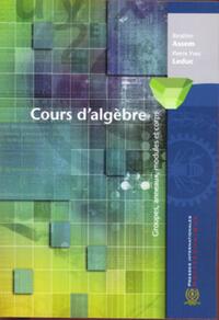 Picture of Cours d'algèbre