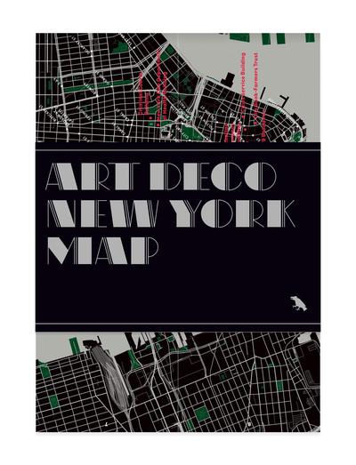 Picture of Art Deco New York Map