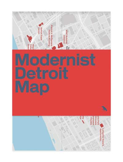 Image de MODERNIST DETROIT MAP