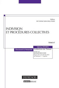 Image de INDIVISION ET PROCÉDURES COLLECTIVES