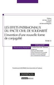Image de LES EFFETS PATRIMONIAUX DU PACS
