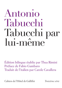Image de Tabucchi par lui-même