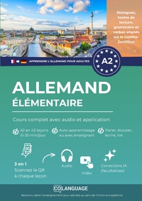 Image de Apprendre l'allemand A2 élémentaire: cours complet avec audio et application