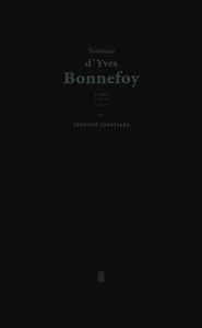 Picture of Tombeau d'Yves Bonnefoy