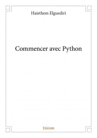 Image de Commencer avec python