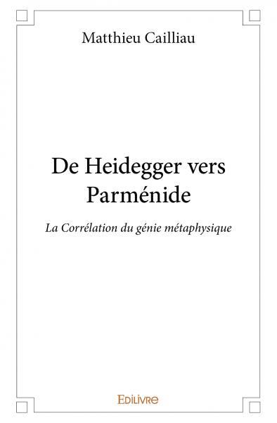 Image de De heidegger vers parménide