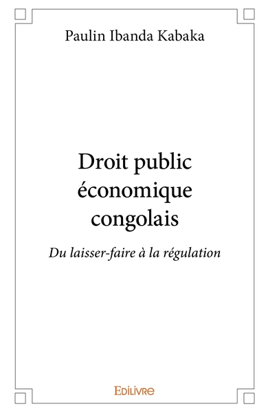 Image de Droit public économique congolais