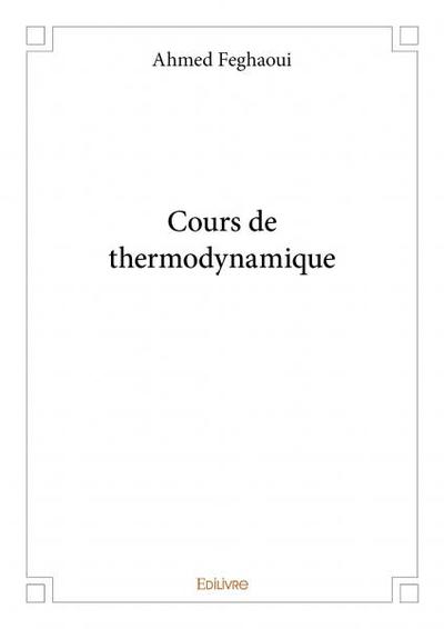Image de Cours de thermodynamique