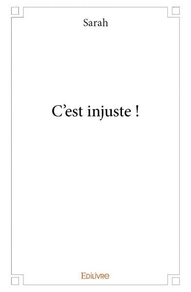 Picture of C'est injuste !