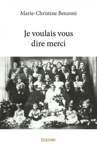 Image de Je voulais vous dire merci