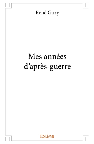 Picture of Mes années d'après-guerre