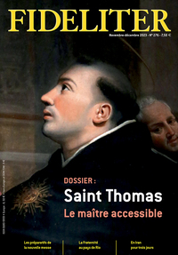 Image de FIDELITER n° 276 - Saint Thomas, le maître accessible (novembre-décembre 2023)