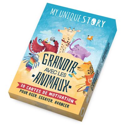 Image de GRANDIR AVEC LES ANIMAUX : 30 CARTES DE MOTIVATION