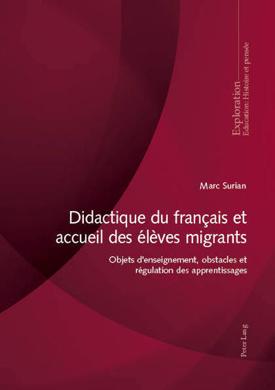 Image de DIDACTIQUE DU FRANCAIS ET ACCUEIL DES ELEVES MIGRANTS