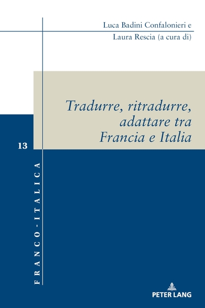 Image de Tradurre, ritradurre, adattare tra Francia e Italia