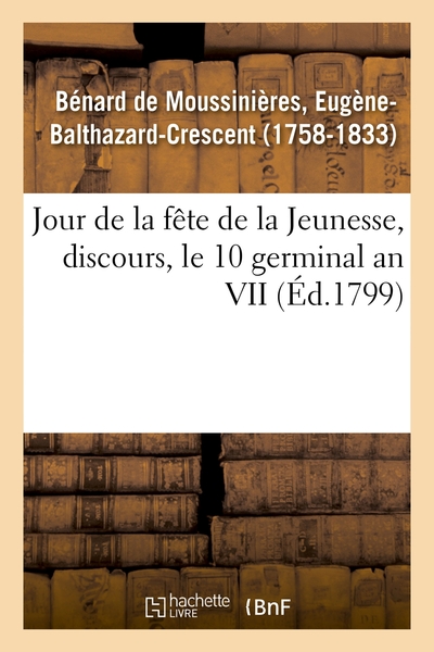Image de Jour de la fête de la Jeunesse, discours, le 10 germinal an VII