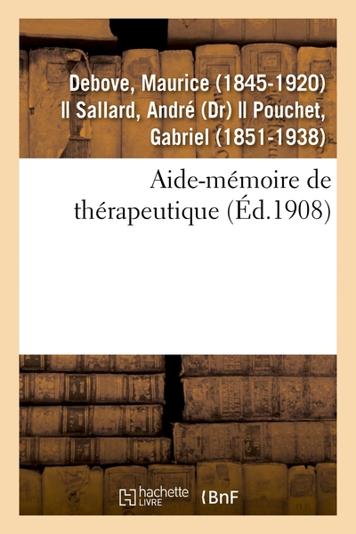Picture of Aide-mémoire de thérapeutique