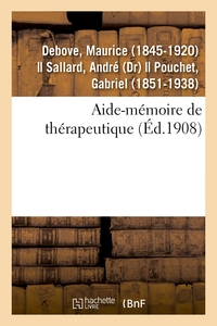 Picture of Aide-mémoire de thérapeutique