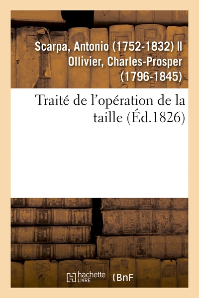 Picture of Traité de l'opération de la taille