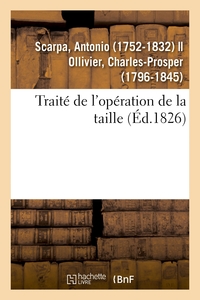 Picture of Traité de l'opération de la taille