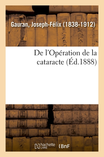 Picture of De l'Opération de la cataracte