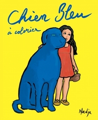 Picture of chien bleu a colorier