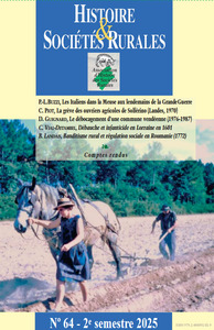 Image de Histoire & Sociétés Rurales, n° 64