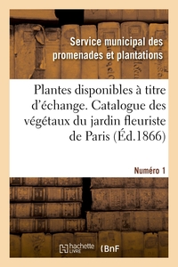 Image de Plantes disponibles à titre d'échange. Numéro 1