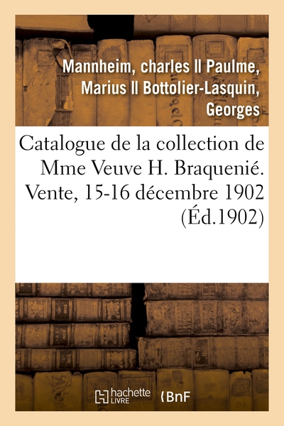 Picture of Catalogue de peintures décoratives, tableaux, aquarelles, dessins, gravures, objets d'art