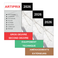 Image de Artiprix 2026 - 3 Bordereaux de prix Tous Corps d’Etat