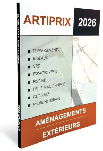 Image de Artiprix 2026 - Bordereau de prix Aménagements Extérieurs